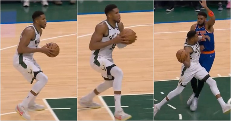 VIDEO Giannisovi koraci su viralni. Nevjerojatno je kakav koš su mu suci dozvolili