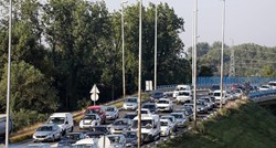 Nesreća na zagrebačkoj obilaznici, nastala kilometarska kolona