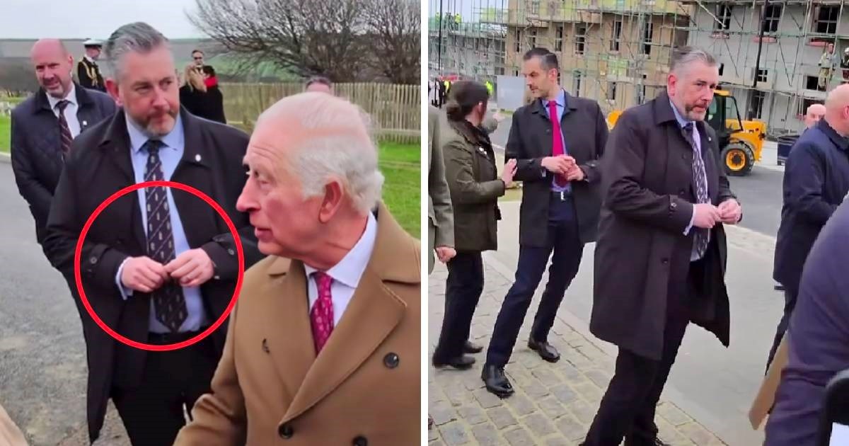 Tjelohranitelj kralja Charlesa zbog jednog detalja postao viralan, ljudi u čudu