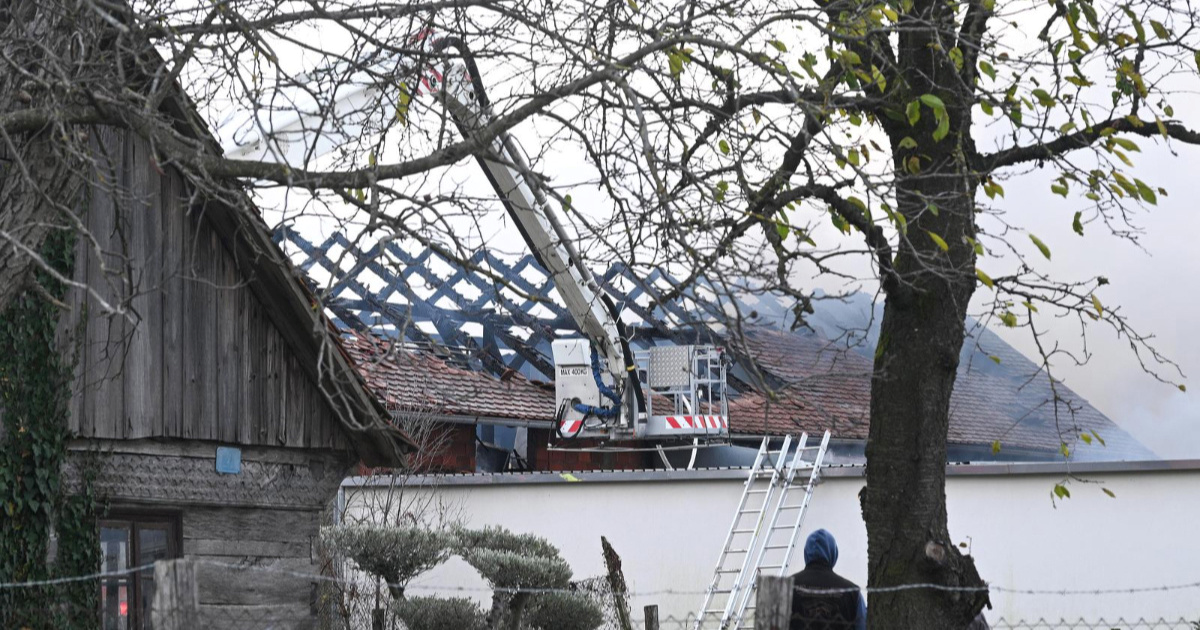 Ugašen požar skladišta u Sesvetama