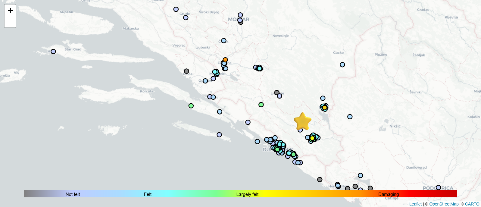 Potres 3.8 u BiH, osjetio se i na jugu Hrvatske
