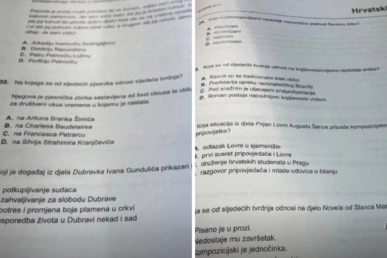 Pronađeni kandidati koji su objavili fotografije ispita Državne mature