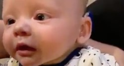 Gluhoj bebi je ugrađena pužnica, pogledajte trenutak kad je čula glas roditelja