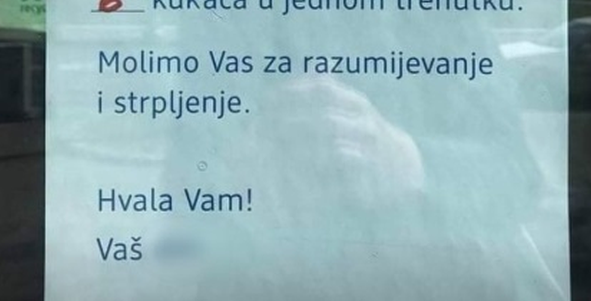 Ljudi u čudu zbog natpisa na trgovini u Dalmaciji: "Čitam već peti put i ne vjerujem"