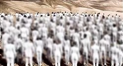 Stotine ljudi hodale gole pustinjom inspirirane pričom iz Starog zavjeta (18+)