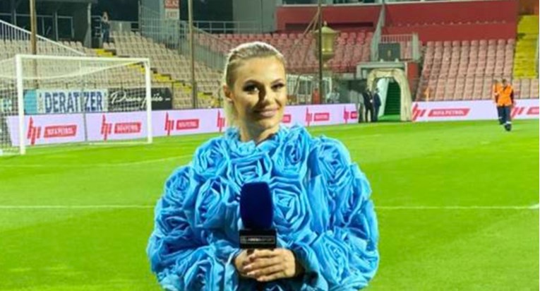 Bosanska Diletta Leotta privukla pažnju jaknom u kojoj je izvještavala s utakmice