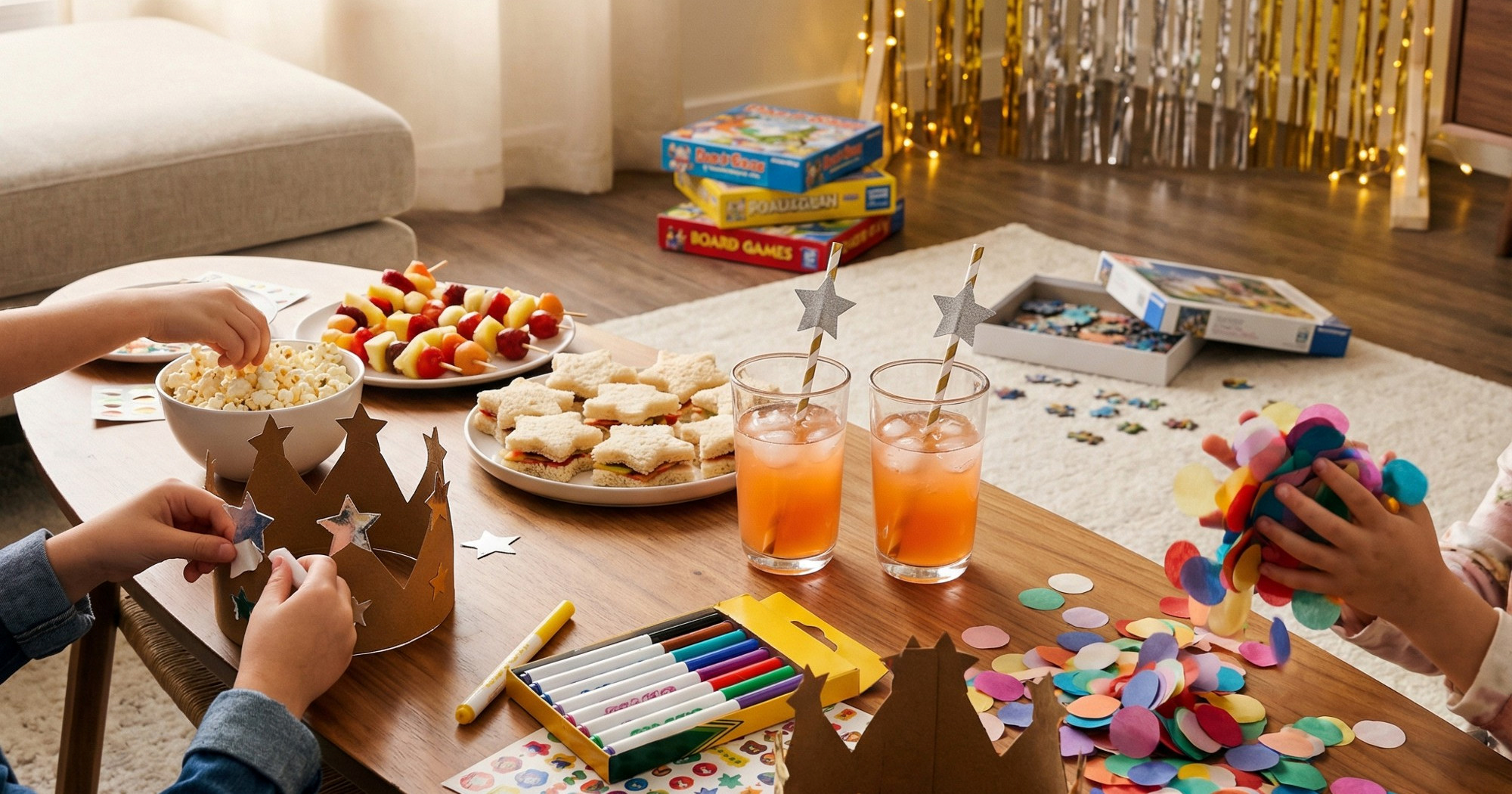 Ideje za zabavan doček Nove godine s djecom kod kuće