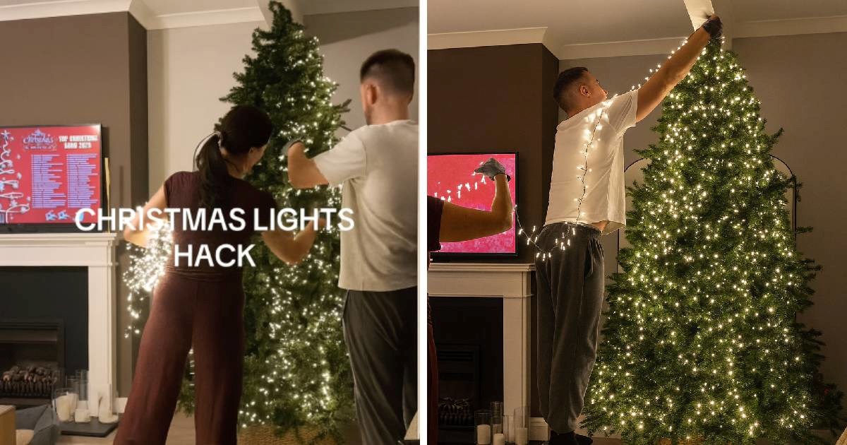 Ljudi tek sada shvaćaju da su krivo stavljali lampice na božićno drvce