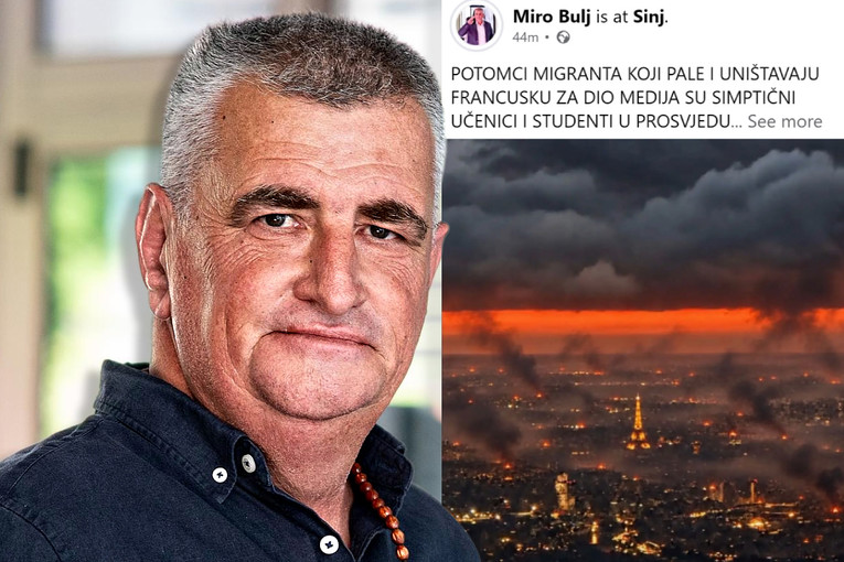 Bulj objavio lažnu AI sliku Pariza: "Nećemo dopustiti ovakve scene u Hrvatskoj"