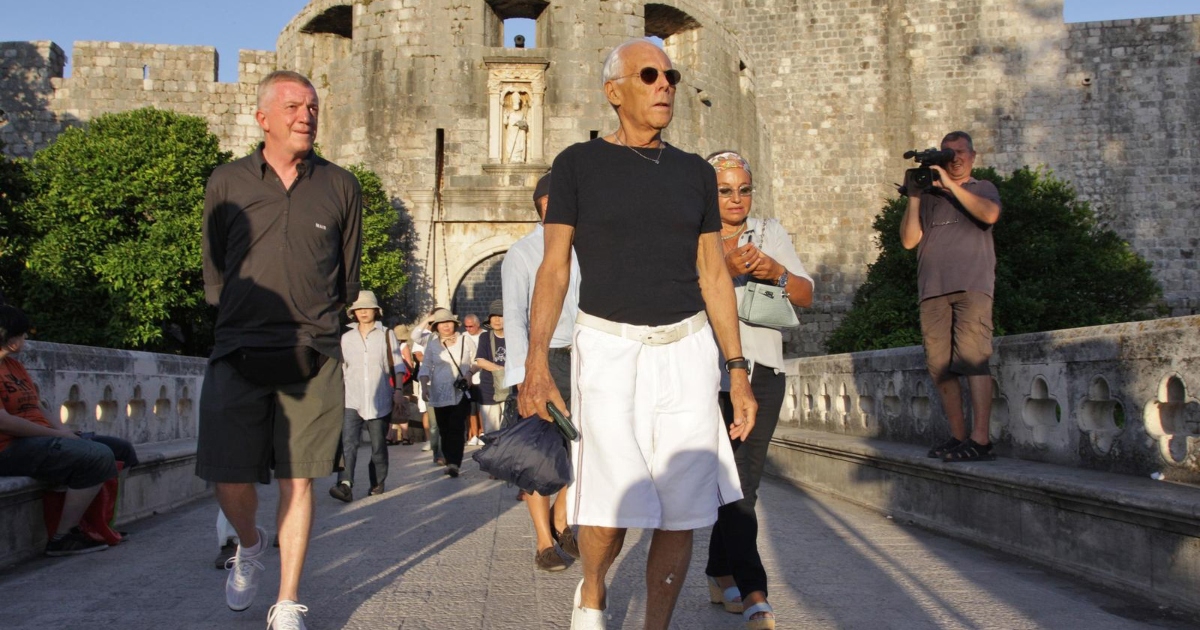 Giorgio Armani obožavao je Hrvatsku: Posjetio Dubrovnik, Hvar, Korčulu, Trogir...