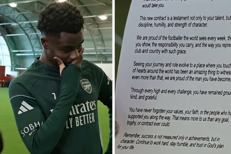 VIDEO Roditelji najskupljem igraču Arsenala poslali pismo. Rasplakao se dok je čitao