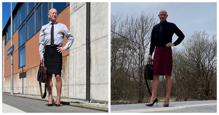 Mark je oženjeni otac troje djece koji obožava nositi suknje i štikle