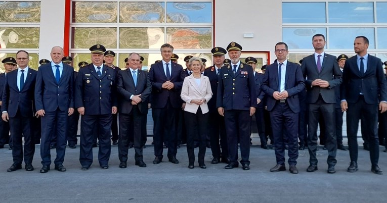 Von der Leyen o novom vatrogasnom centru u Splitu: "Nema bolje upotrebe EU sredstava"