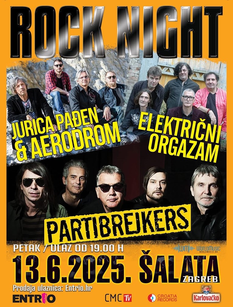 Rock spektakl na zagrebačkoj Šalati. Nastupaju ikone Novog vala