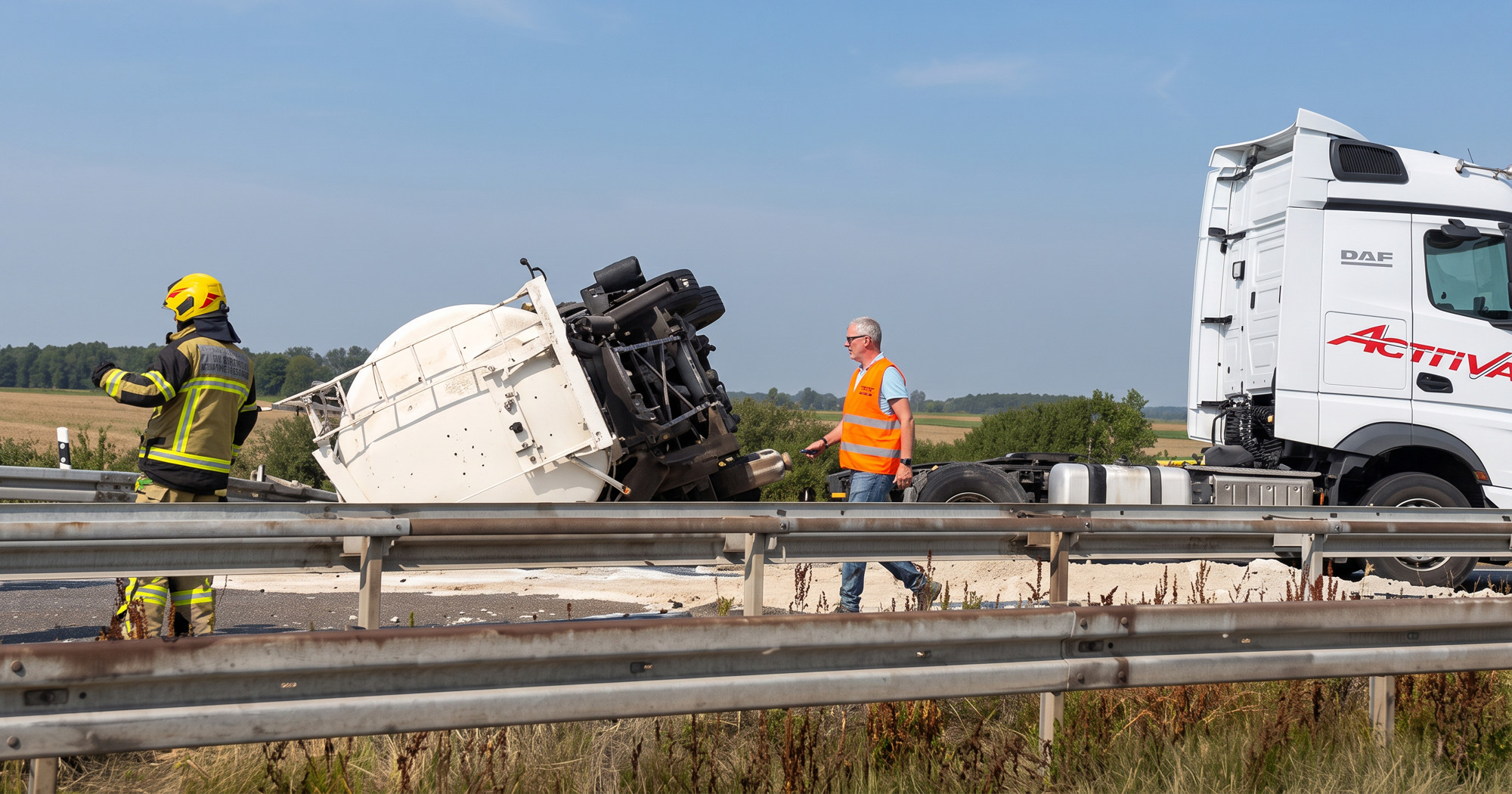 Cisterna se prevrnula na A3, stvorila se kilometarska kolona
