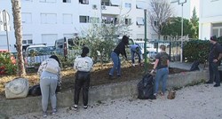 Američki marinci s djecom uređivali dvorište Dječjeg doma Maestral u Splitu