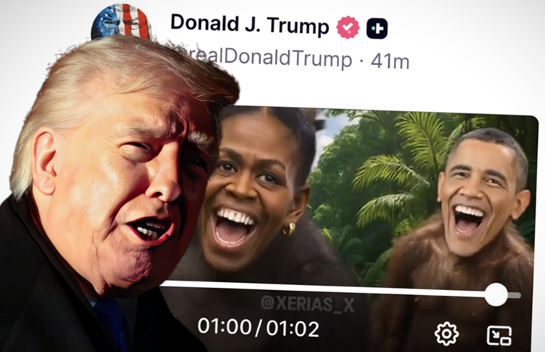 Trump se ne želi ispričati za video s Obamama kao majmunima: "Nisam pogriješio"