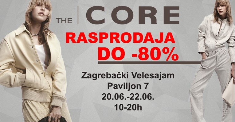 Iznimna prilika za sve ljubitelje mode: The CORE rasprodaja do -80%