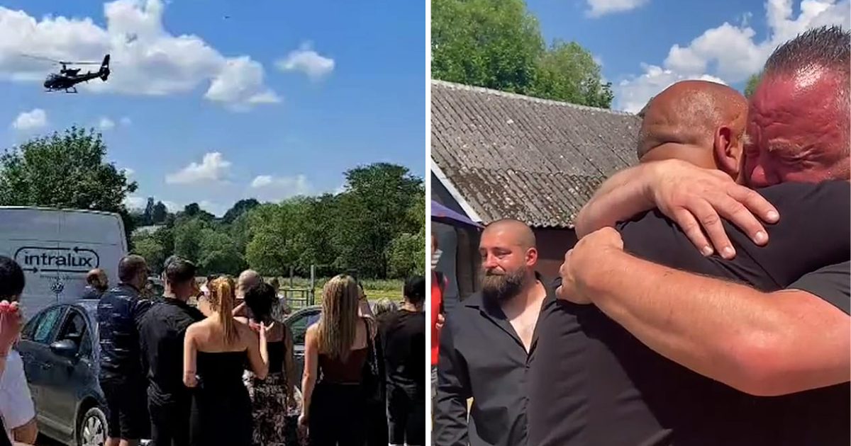 Muškarac lažirao svoju smrt pa došao na sprovod helikopterom da rodbinu nauči lekciju