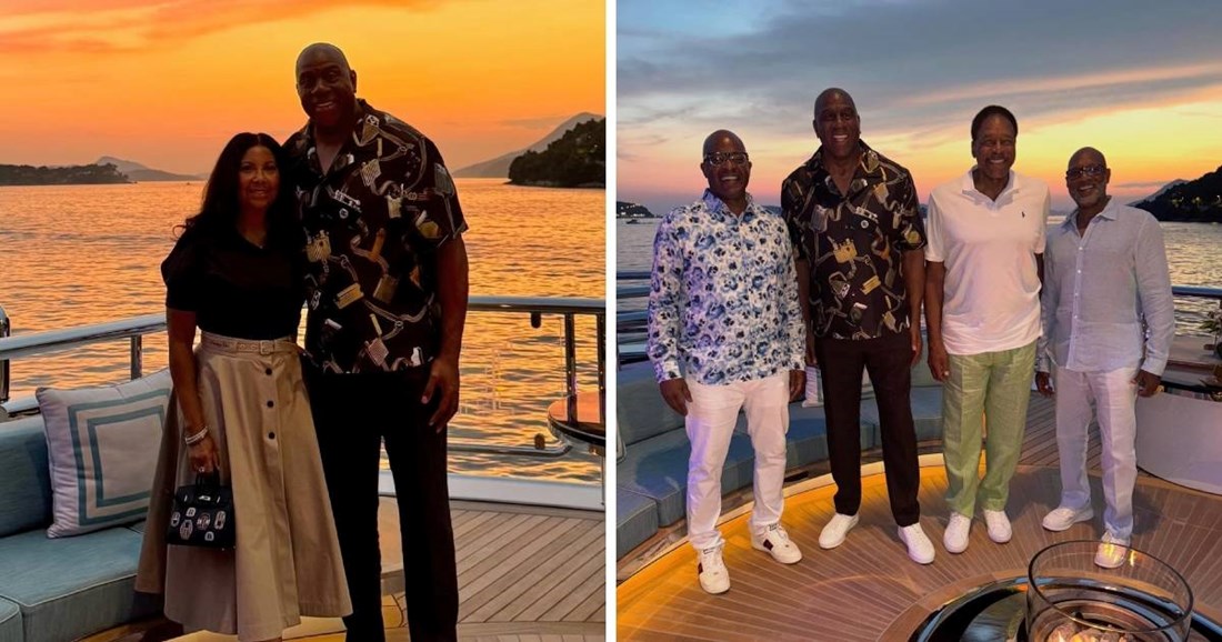 Magic Johnson objavio nove fotke iz Hrvatske: "Pogledajte prekrasan zalazak sunca"