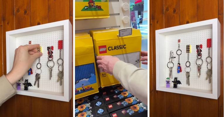 Držač za ključeve od LEGO kockica osvojio je društvene mreže. Evo kako ga napraviti