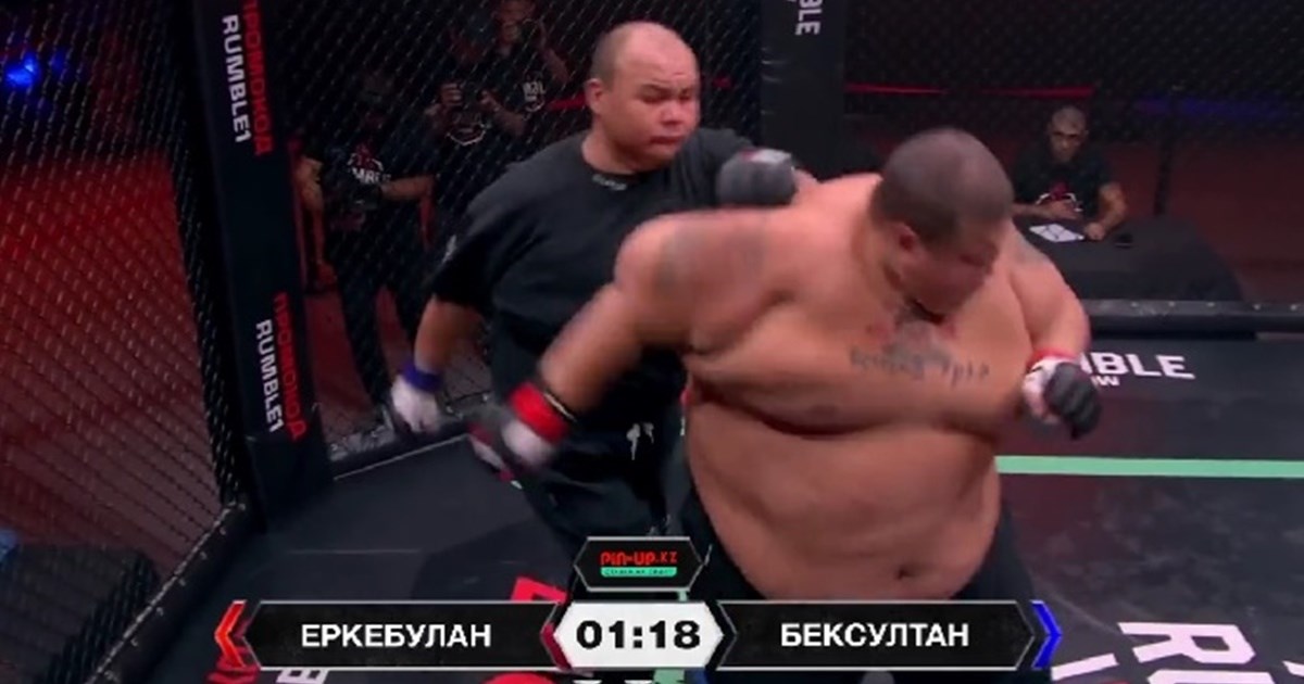 VIDEO Evo što se dogodi kad borac od 240 kilograma uđe u oktogon