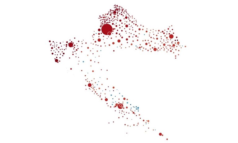 Kako je Hrvatska glasala ovisno o obrazovanju i primanjima? Pogledajte vizualizaciju