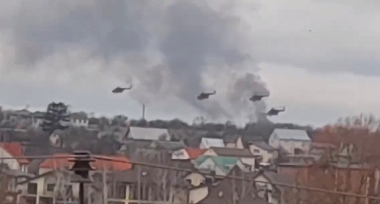 VIDEO Pogledajte helikopterski napad kod Kijeva