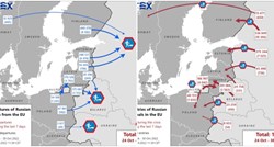 FOTO Objavljena karta, evo koliko je Rusa u tjedan dana otišlo u EU