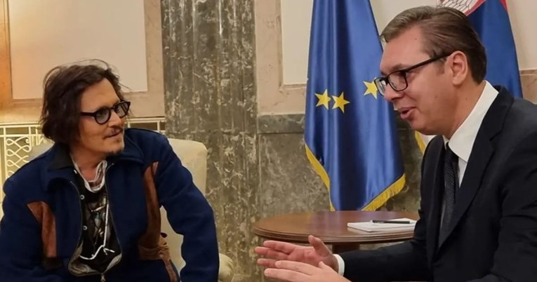 Vučić se susreo s Deppom i otkrio: Sve dame u uredu su ostale raditi prekovremeno