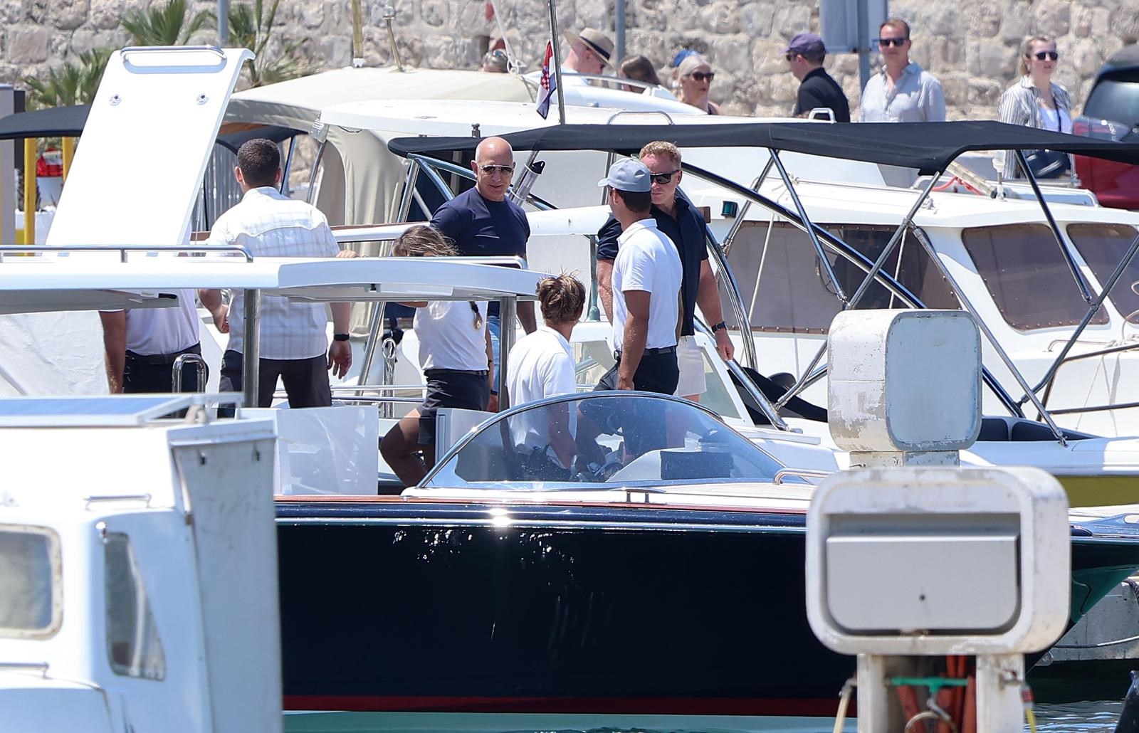 FOTO Bezos nakon svadbe boravio kod Cavtata, sada otišao iz Hrvatske bez supruge