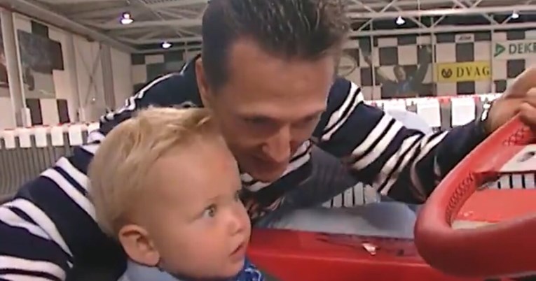 Pogledajte kako je Michael Schumacher sina od godinu dana posjeo u karting
