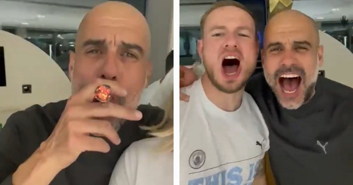 Pijani Pep puši cigaru i pjeva legendarni hit. Pogledajte kako je proslavio naslov