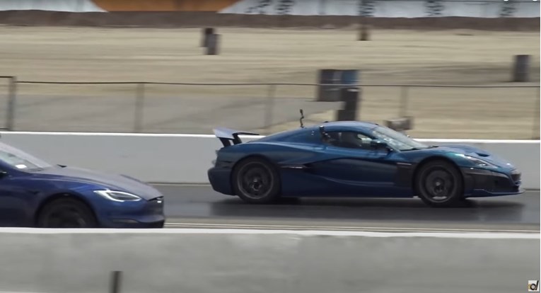 Objavljena snimka utrke dva najbrža serijska auta na svijetu: Nevera vs. Tesla Plaid