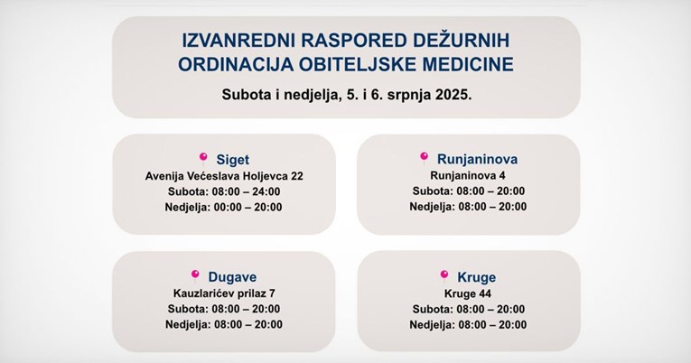 Zbog Thompsonova koncerta uveden poseban raspored dežurnih ordinacija u Zagrebu