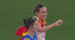 VIDEO Atletičarka počela prerano slaviti i ostala bez medalje dva metra od cilja