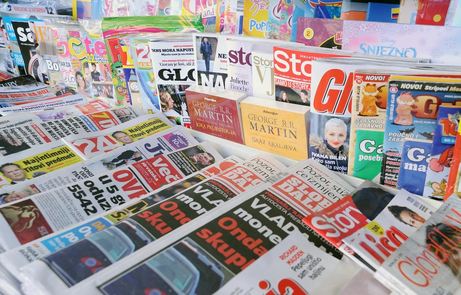 Država će davati 14.7 mil. eura godišnje da bi se tiskane novine mogle prodavati
