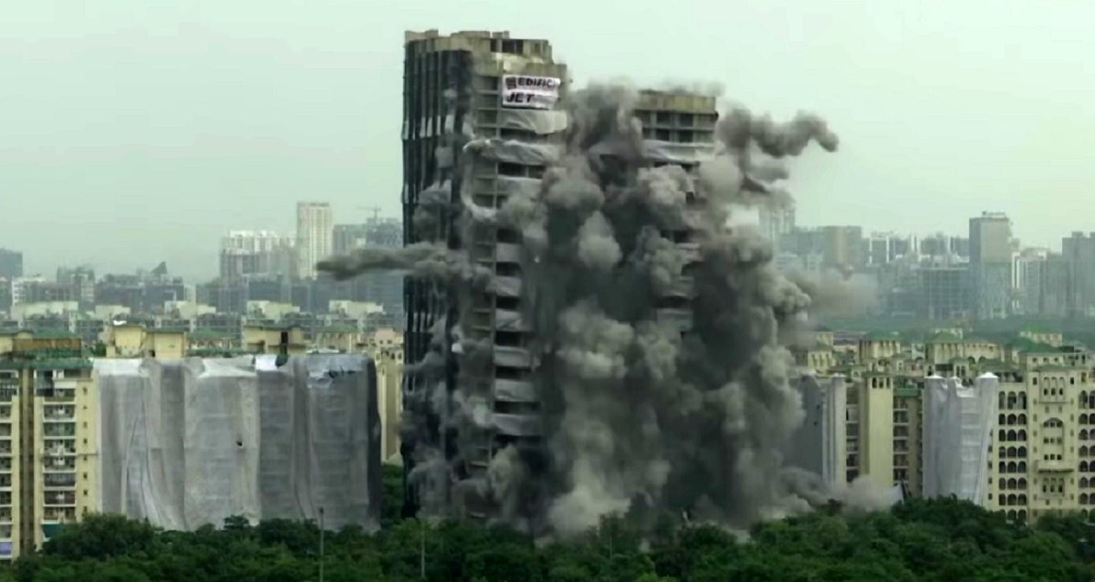 VIDEO U 10 sekundi srušeni neboderi visoki 103 metra u Indiji