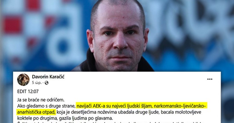 HOK istražuje Thompsonova odvjetnika zbog Fejs objave o navijačima AEK-a
