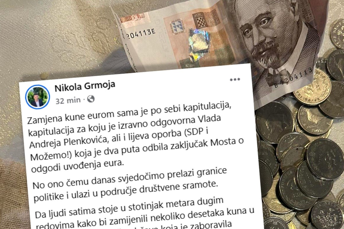 Grmoja objavio fotku kovanica kuna. Hvali se da ih neće zamijeniti