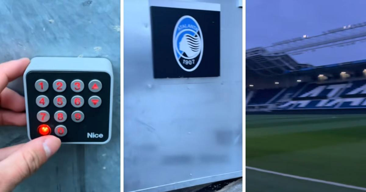 VIDEO Navijač provalio na stadion Atalante. Pogodio je (očitu) lozinku za ulaz