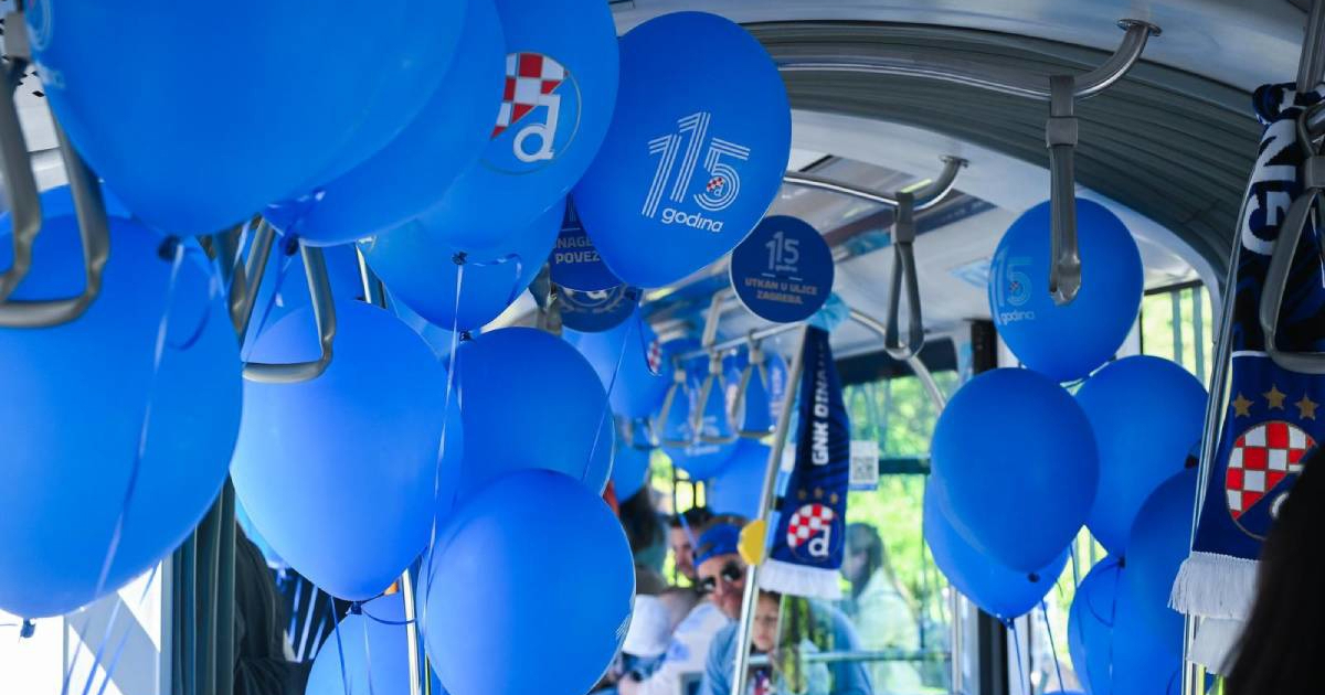 FOTO Dinamo proslavio 115. rođendan u tramvaju uz Zagrebačke anđele