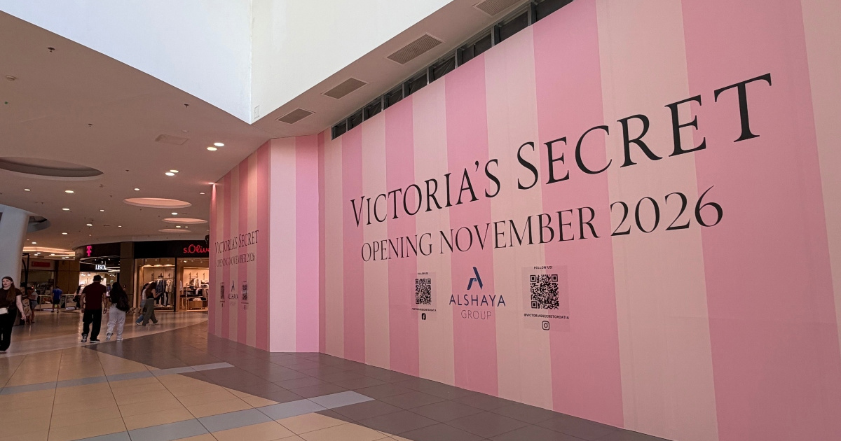 FOTO Victoria's Secret stiže u Zagreb. Na budućoj trgovini otkriveno kada se otvara