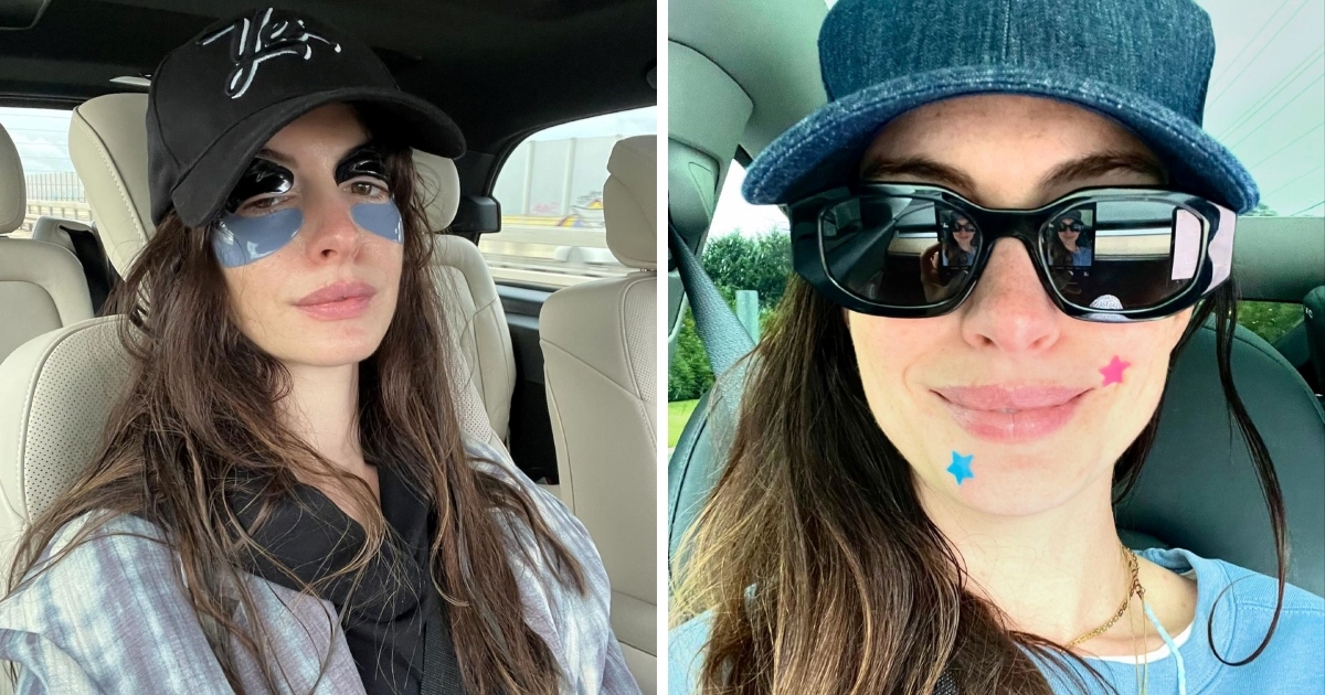 Anne Hathaway nizom selfieja otkrila što koristi za besprijekoran ten