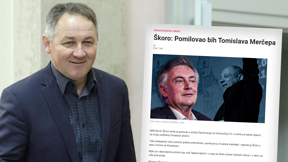 Culej: Škoro zbog Merčepa ima moj glas