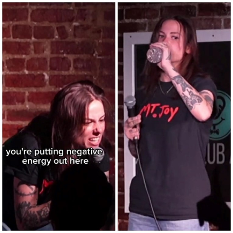 VIDEO Komičarka izgubila živce na nastupu zbog muškarca, nastao je kaos