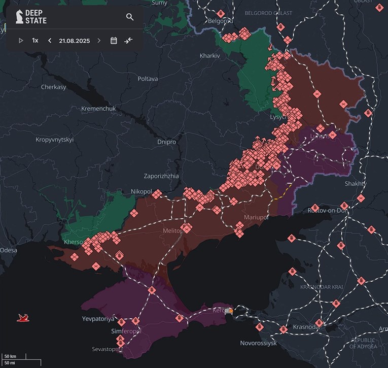 Ovu ratnu kartu milijuni Ukrajinaca provjeravaju svakog jutra