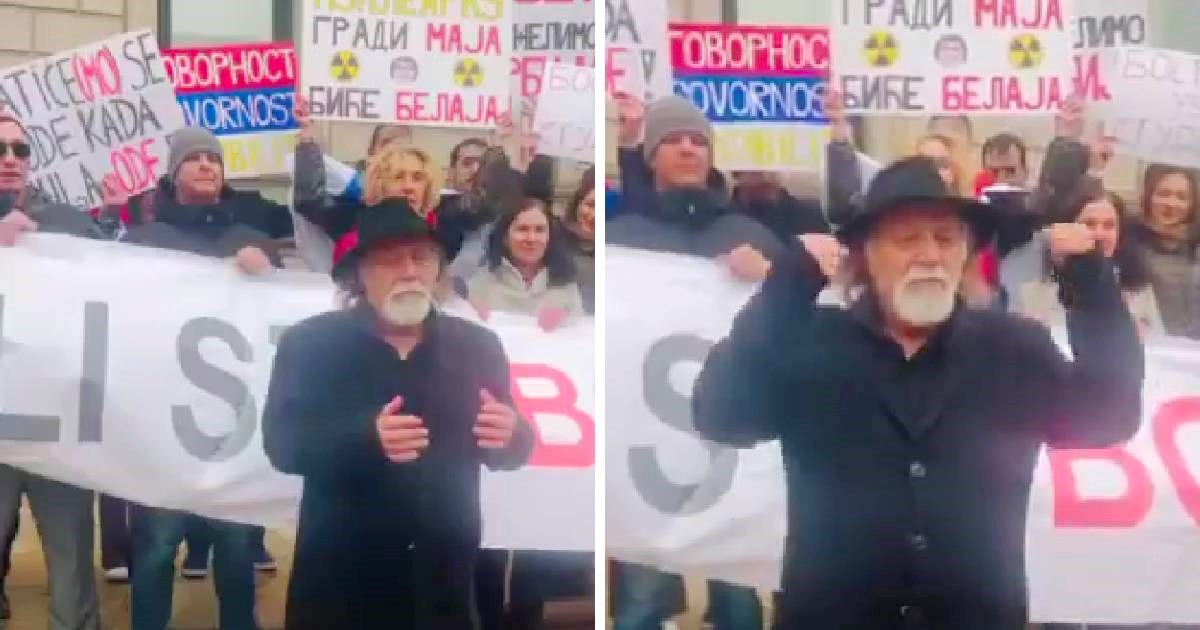 Rade Šerbedžija u Bostonu podržao srpske studente: "Mladosti naša, pumpaj"