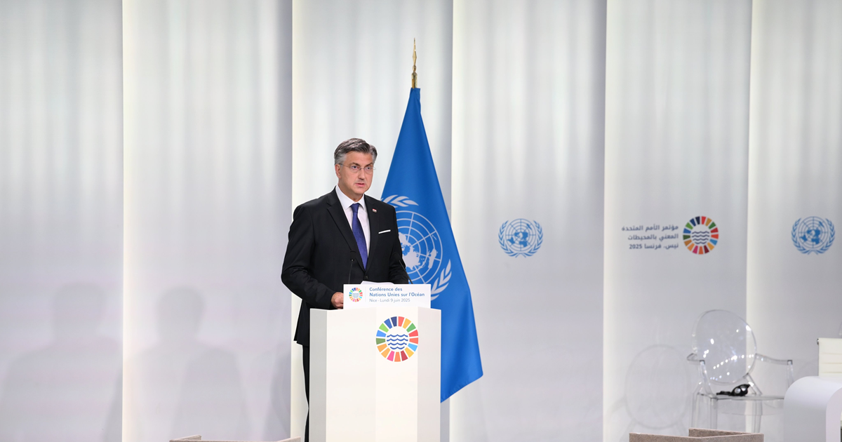 Plenković u Nici: Otok Jabuka je živi dokaz da se ocean može izliječiti