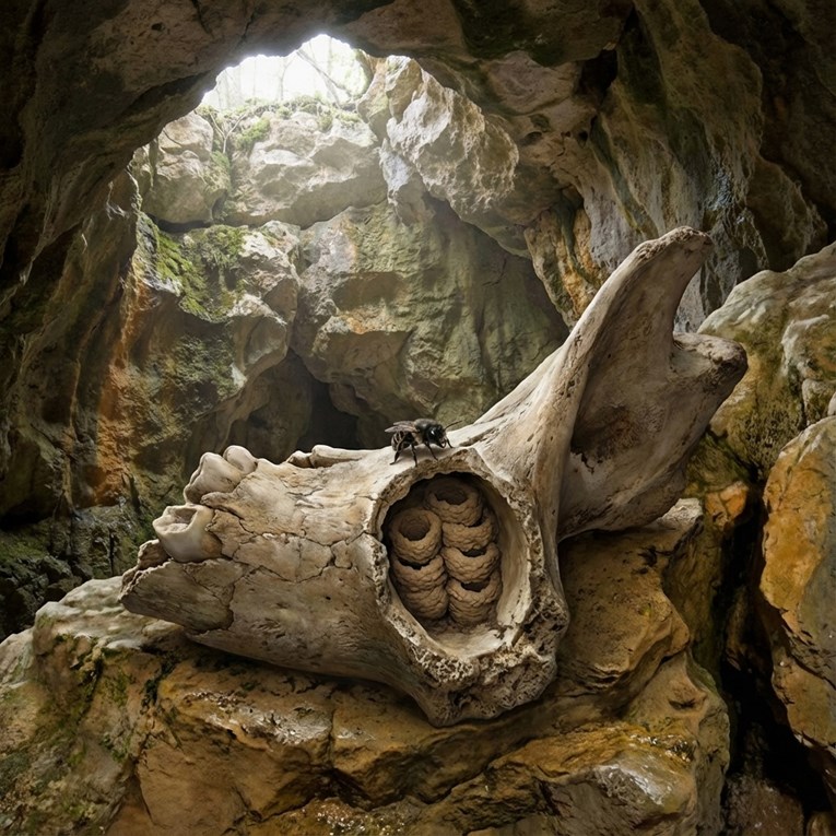 Nevjerojatno otkriće: Pčele su se gnijezdile u zubima izumrlih životinja